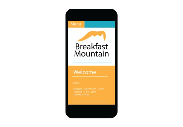 Breakfast Restaurant website designed by Frank Toth