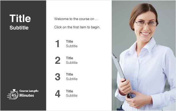 E-Learning Menu designed by Frank Toth