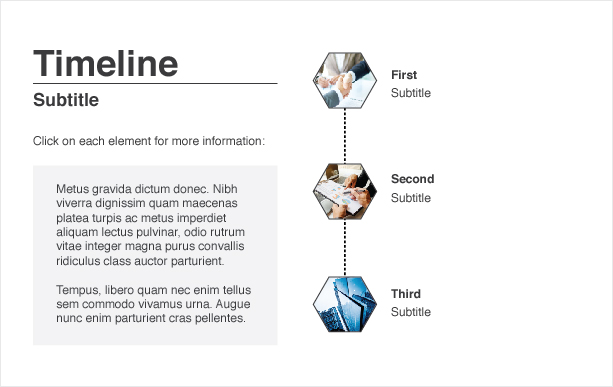 E-Learning Timeline Slide designed by Frank Toth