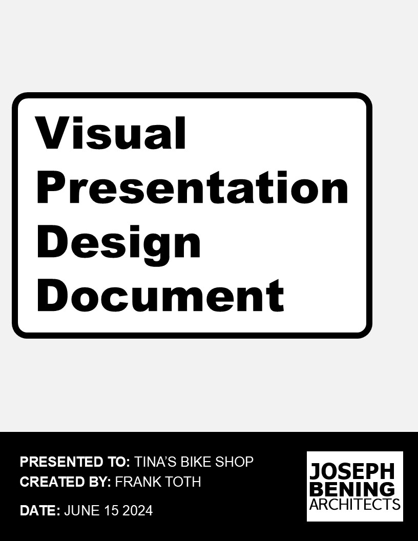 Visual Presentation Design for Joseph Bening