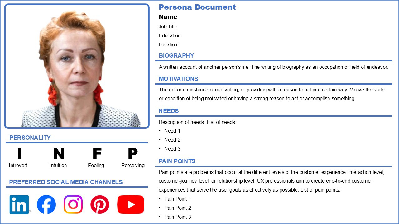 Third persona document example