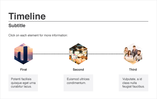 First timeline slide example